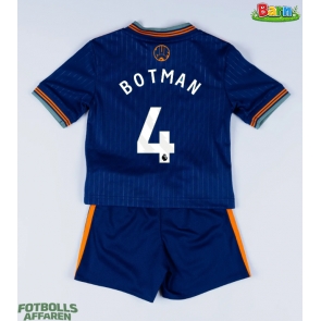 Newcastle United Sven Botman #4 Tredjeställ Barn 2025-26 Kortärmad (+ Korta byxor)
